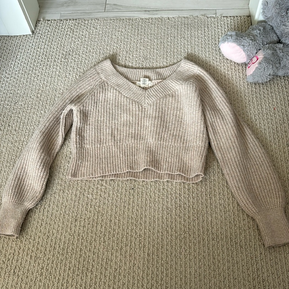 Happily Grey Sweater, Decent Condition